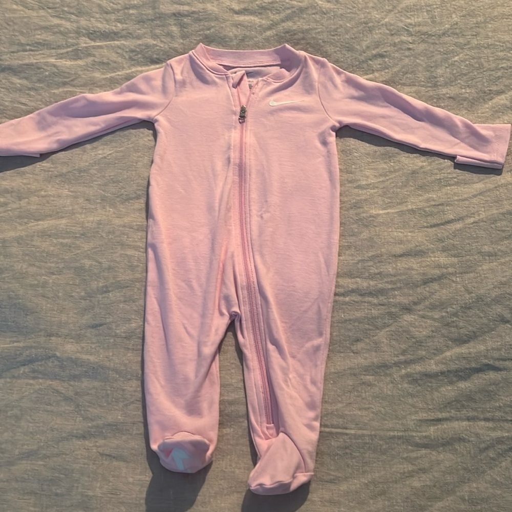 Baby girls nikes onsie